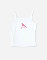 Áo bé gái thun rib cotton,  Áo 2 dây dáng ôm body