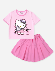 Set váy bé gái Hello Kitty Bomines
