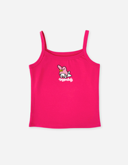 Áo bé gái thun rib cotton,  Áo 2 dây dáng ôm body