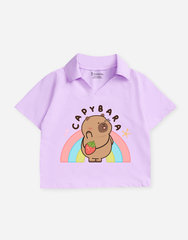 Áo bé gái Capybara