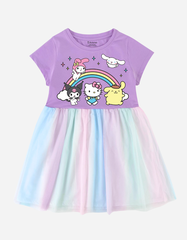 Váy bé gái phối lưới Sanrio