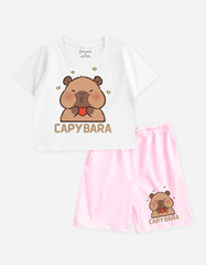 Đồ bộ ngắn bé gái Capybara