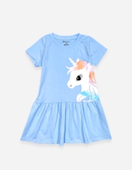 Váy bé gái tay ngắn Unicorn