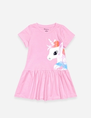 Váy bé gái tay ngắn Unicorn