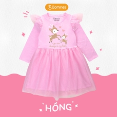 Váy Giáng sinh phối lưới tay dài