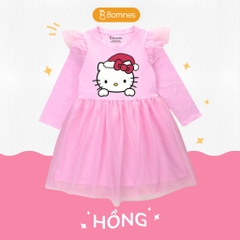 Váy Giáng sinh phối lưới tay dài