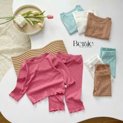Bernie_BỘ CHẤM BI DÀI TAY CHO BÉ – MỀM MẠI, XINH YÊU