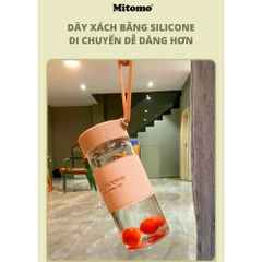 Bình thủy tinh cao cấp đựng nước detox, đựng nước trái cây HanKPARSON 500ml