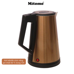 Ấm đun nước siêu tốc 3 lớp cao cấp Mitomo ST-631