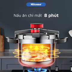 Nồi áp suất inox đáy từ cao cấp Mitomo 304AEU