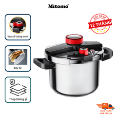 Nồi áp suất inox đáy từ cao cấp Mitomo 304AEU