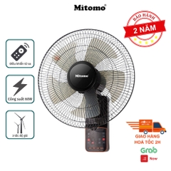 Quạt treo tường điều khiển từ xa Mitomo FTT-60AE
