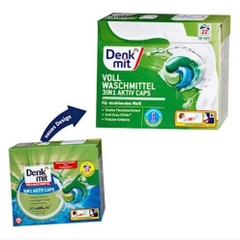Viên giặt xả quần áo Denkmit 3.1 - Hộp 22 viên
