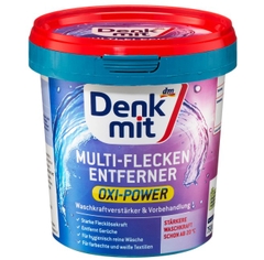 Bột tẩy vết bẩn quần áo màu Denkmit Oxi Power 750g/hộp-nhập Đức