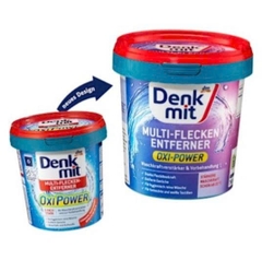 Bột tẩy vết bẩn quần áo màu Denkmit Oxi Power 750g/hộp-nhập Đức