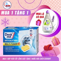 Viên tẩy lồng giặt Denkmit (nhập Đức) là sản phẩm làm sạch sâu lồng giặt
