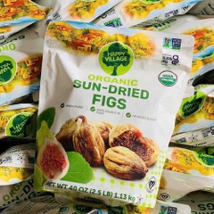 Sung sấy khô Happy Village Organic Sun Dried Figs-nhập Mỹ