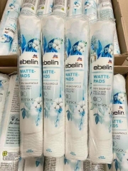 Bông Tẩy Trang Ebelin Wattepads Đức 140 Miếng – Mềm Mại, Không Xơ-hàng Chính Hãng