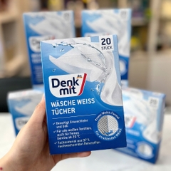 COMBO Miếng giặt  tẩy trắng quần áo & Viên giặt xả cho quần áo trắng Denkmit