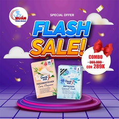 COMBO giấy thơm quần áo & túi thơm treo tủ quần áo Denkmit