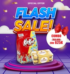 SALE COMBO socola KitKat & socola Ferrero- Nhập Mỹ chính hãng