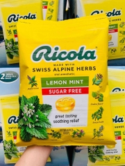 Kẹo Ngậm Thảo Mộc Trị Ho Ricola Lemon Mint Sugar Free