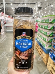 Gia vị ướp thịt bò Montreal Steak Grill Mates 822g của Mỹ (Date tới 2027)