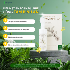 Sữa Rửa Mặt Tâm Bình An (da nhờn, da hỗn hợp)