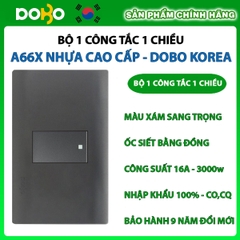 Bộ ổ cắm điện, công tắc điện A66X cao cấp DoBo Hàn Quốc - Nhập khẩu chính hãng - bảo hành 9 năm