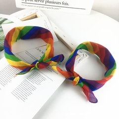 Khăn choàng họa tiết sọc cầu vồng LGBT  Classic