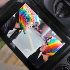 Khăn choàng họa tiết sọc cầu vồng LGBT  Classic