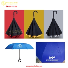 Dù gấp ngược in logo FPT