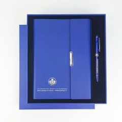 Bộ gift set Sổ da Bút  ký in logo theo yêu cầu