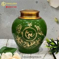 Lọ Chè Sứ in hình chữ Tài Lộc