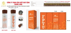 Bình giữ nhiệt nắp gỗ in logo