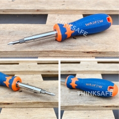 Bộ tua vít dẹp bake lục giác 6 trong 1 WADFOW WSS5506 6 chức năng trong 1 đầu vít chính hãng