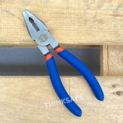 Kìm răng Wadfow nhiều kích thước 4.5 inch - 8 inch phủ dầu bóng chống gỉ tay cầm nhựa, Kìm điện chính hãng