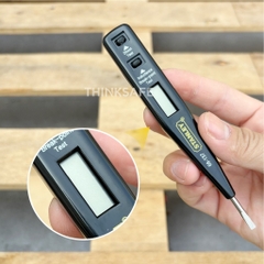 Bút thử điện điện tử STANLEY 66-137-S, Kiểm tra điện áp AC/DC xoay chiều và một chiều thân nhựa - Trang bị toàn diện