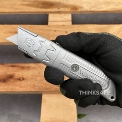 Dao rọc giấy Wadfow WSK6661 tiện dụng 150mm tự động khóa thân hợp kim nhôm kèm lưỡi SK5 19x61mm