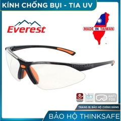 Kính bảo hộ chống bụi Everest EV301 - EV304, có tròng nhiều màu sắc, chống bụi, chống tia UV chắn bụi đi đường