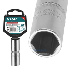 Bộ tuýt mở bugi TOTAL THSPS12166 THSPS12216 16-21mm đầu tuýp lục giác 1/2" thép CRV bền chịu nhiệt - Trang bị toàn diện