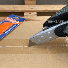 Dao rọc giấy Wadfow WSK6661 tiện dụng 150mm tự động khóa thân hợp kim nhôm kèm lưỡi SK5 19x61mm