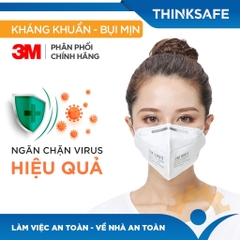 Khẩu trang có van 3M 9001 9001V 3D kháng khuẩn chống bụi mịn phòng dịch dùng trong y tế - Trang bị toàn diện
