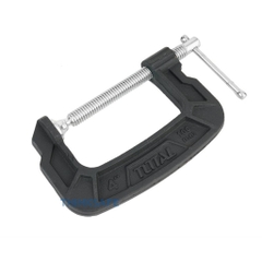 Cảo chữ C Total kích thước 3"-8" trục kẹp chữ T thân kẹp bằng gang dẻo cao cấp kẹp gỗ chữ G đa năng - Trang bị toàn diện