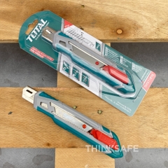 Dao rọc giấy Total lưỡi dao SK5, Nhiều kích thước, dùng cắt giấy, băng keo, rọc thùng Bút rọc giấy, điêu khắc gỗ