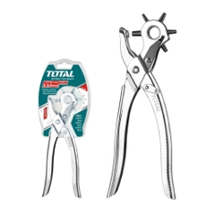 Kìm bấm lỗ Total THT3351 nhiều kích thước 2.5mm  5mm kìm đục lỗ vải da dây nịt thắt lưng - Trang bị toàn diện
