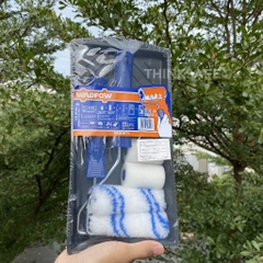 Bộ khay và con lăn sơn 7 trong 1 Wadfow WCB3H71 gồm khung lăn hình trụ vỏ lăn polyester khay sơn