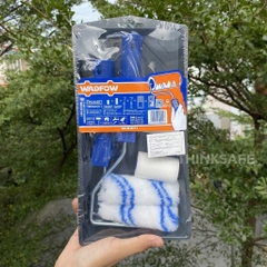 Bộ khay và con lăn sơn 7 trong 1 Wadfow WCB3H71 gồm khung lăn hình trụ vỏ lăn polyester khay sơn