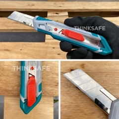 Dao rọc giấy Total lưỡi dao SK5, Nhiều kích thước, dùng cắt giấy, băng keo, rọc thùng Bút rọc giấy, điêu khắc gỗ