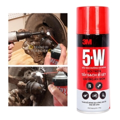 Chai dầu chống rỉ sét 3M 5W, bình xịt bảo dưỡng chống ăn mòn, bôi chơn, sửa chữa các vết rỉ sét - Trang bị toàn diện